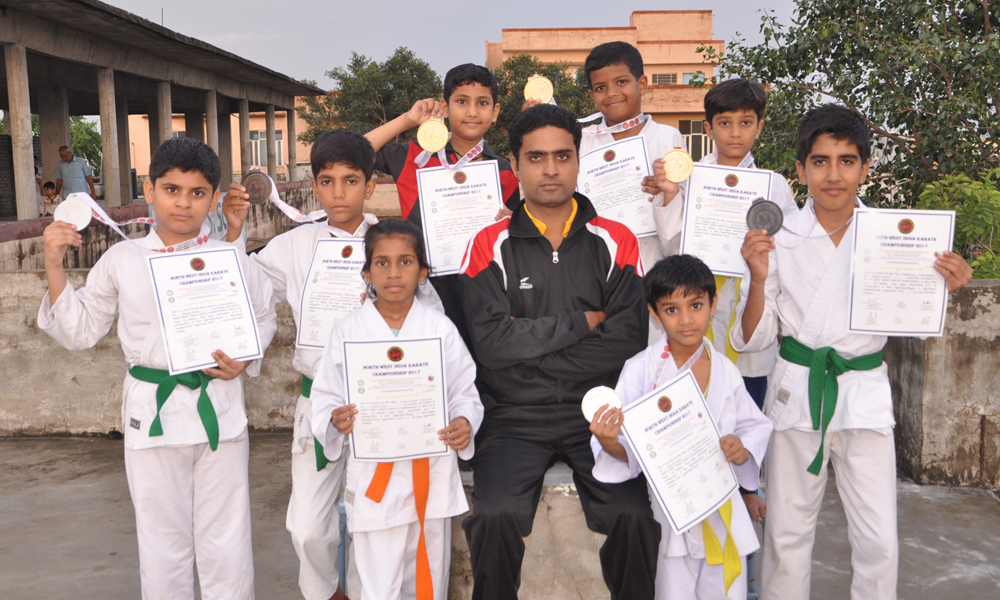 Medalist of North West Zone Karate Championship At Ghaziabad (UP)